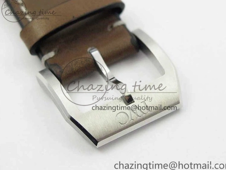 MIROTIME 0414 Pilot Chrono IW377726 ZF 1:1 Best Edition Green Dial on Brown Leather Strap A Trendsetting 7125